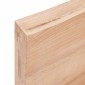 vidaXL Πάγκος Μπάνιου Αν. Καφέ 100 x 60 x 6 εκ. Επεξεργ. Μασίφ Ξύλο
