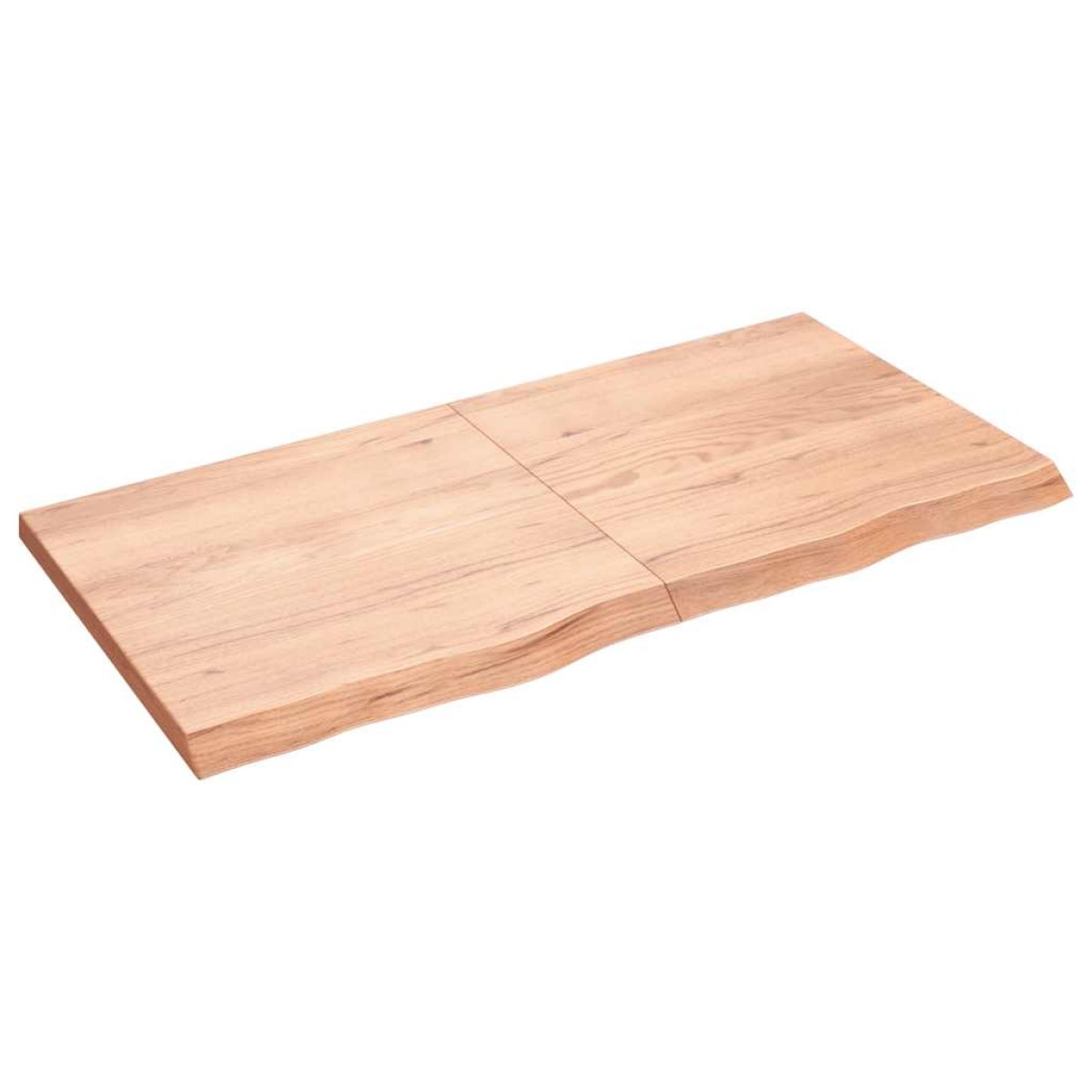 vidaXL Πάγκος Μπάνιου Αν. Καφέ 120 x 60 x 4 εκ. Επεξεργ. Μασίφ Ξύλο