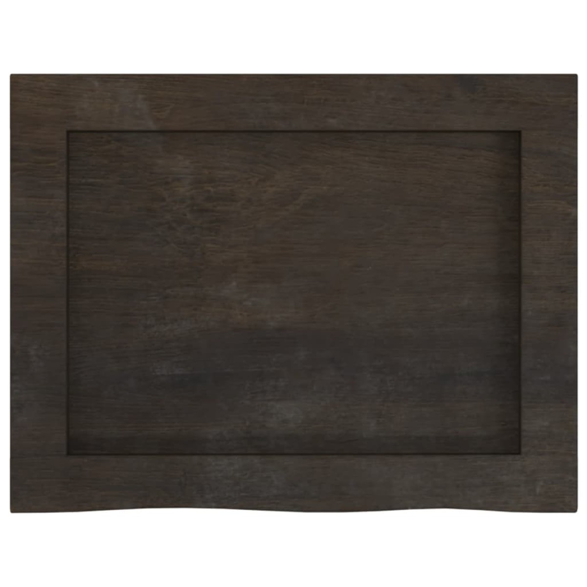 vidaXL Πάγκος Μπάνιου Σκ. Γκρι 40x30x(2-4) εκ. Επεξ. Μασίφ Ξύλο