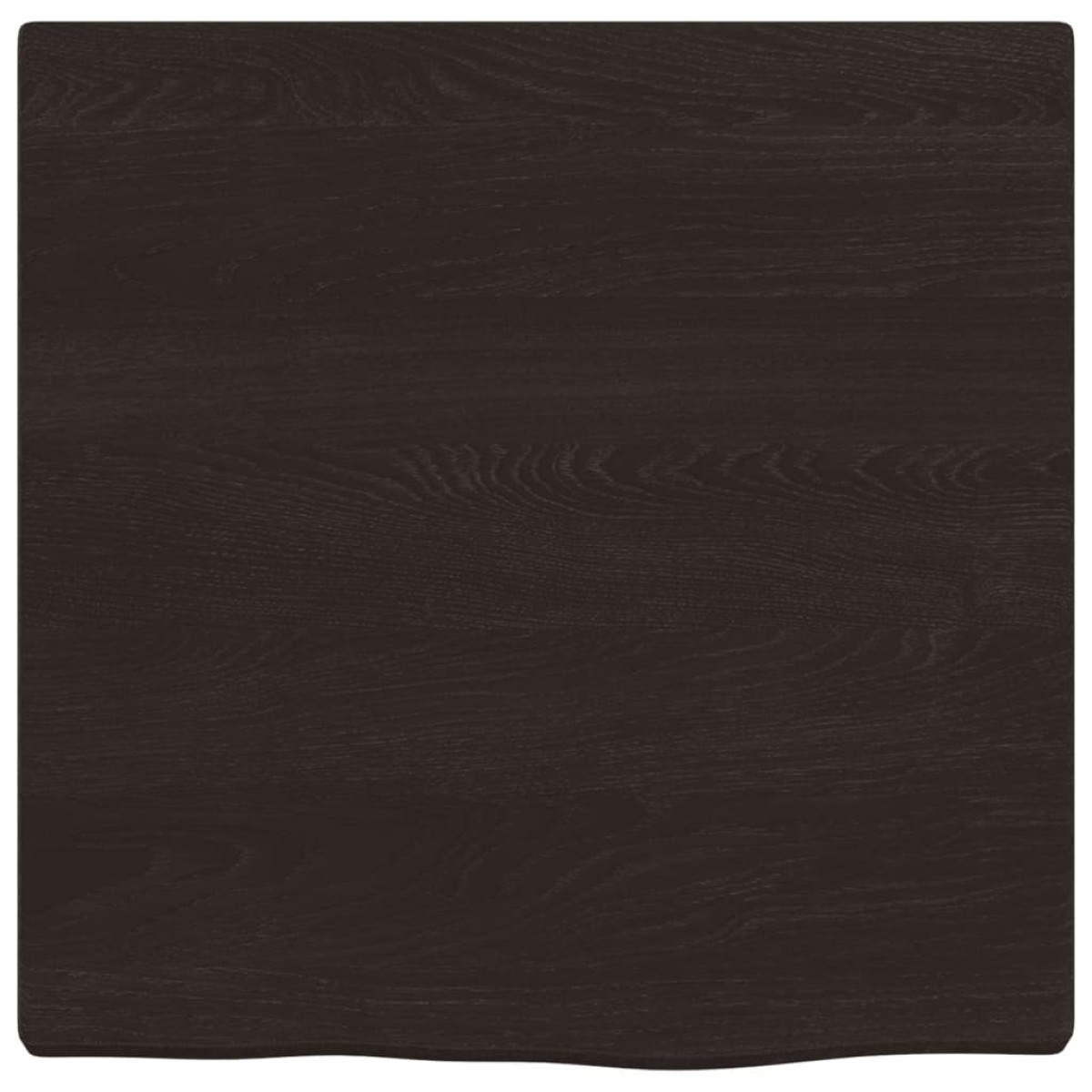 vidaXL Πάγκος Μπάνιου Σκ. Γκρι 40x40x(2-4) εκ. Επεξ. Μασίφ Ξύλο