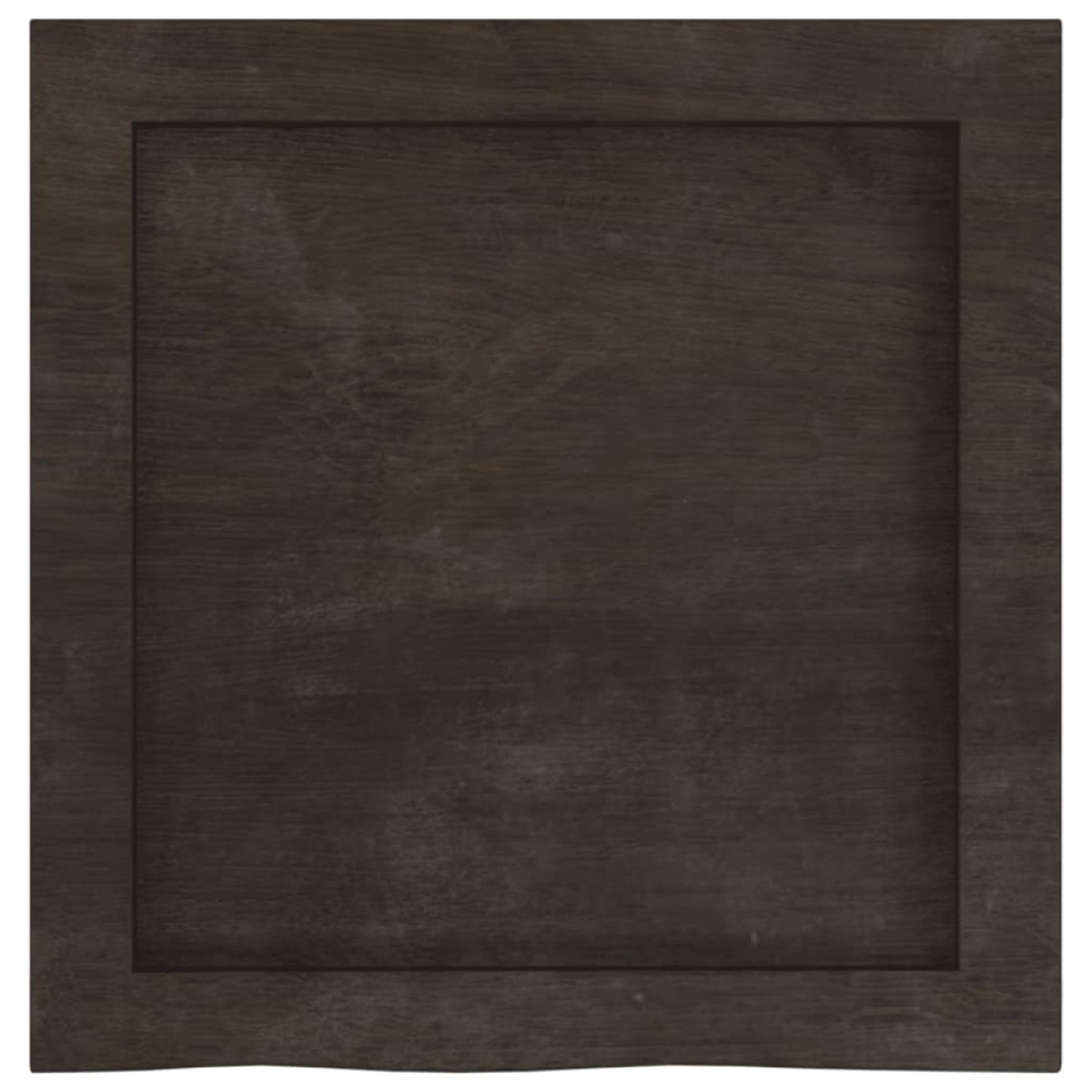 vidaXL Πάγκος Μπάνιου Σκ. Γκρι 40x40x(2-4) εκ. Επεξ. Μασίφ Ξύλο