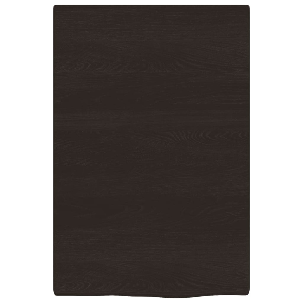 vidaXL Πάγκος Μπάνιου Σκούρο Γκρι 40x60x2 εκ. Επεξεργ. Μασίφ Ξύλο