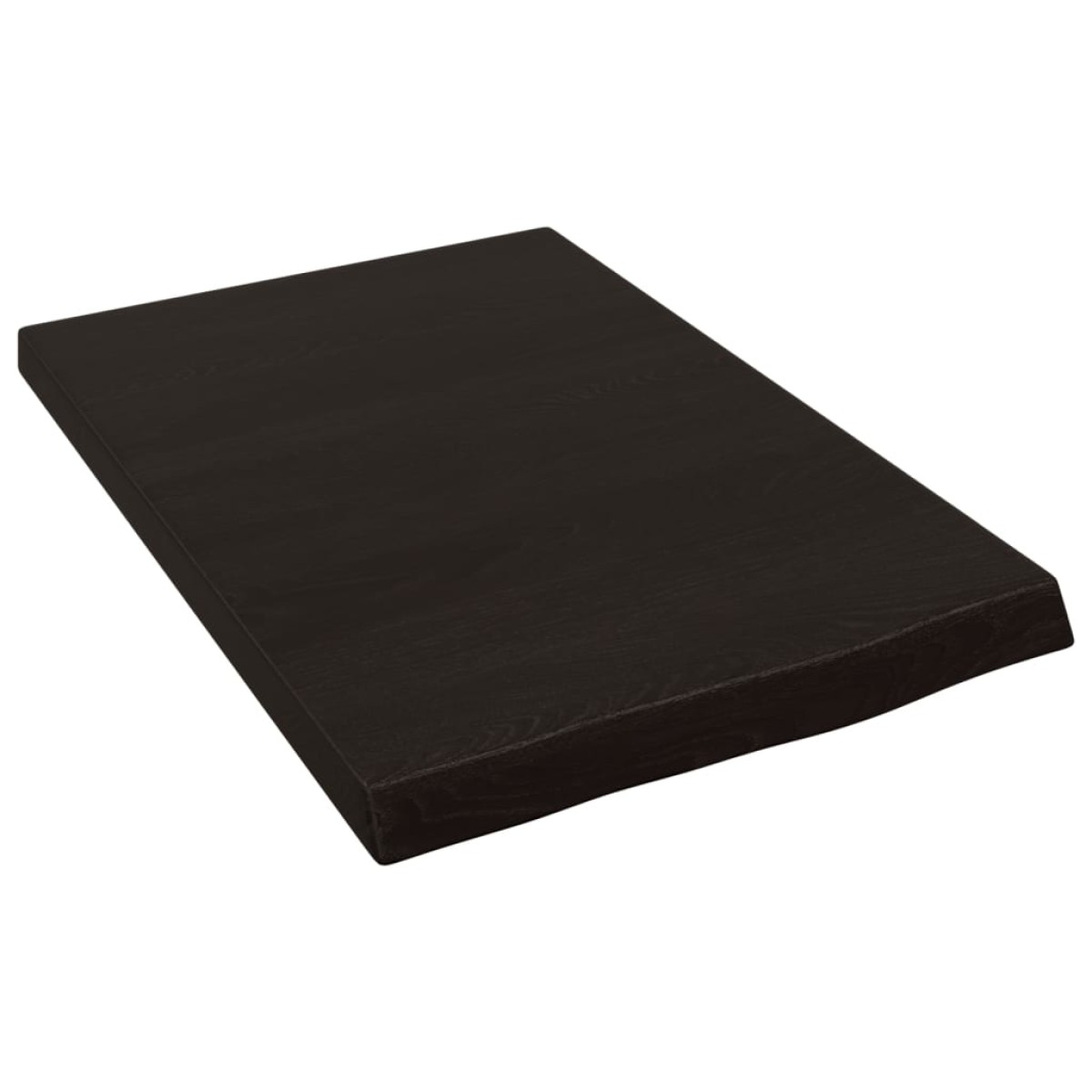 vidaXL Πάγκος Μπάνιου Σκούρο Γκρι 40x60x4 εκ. Επεξεργ. Μασίφ Ξύλο