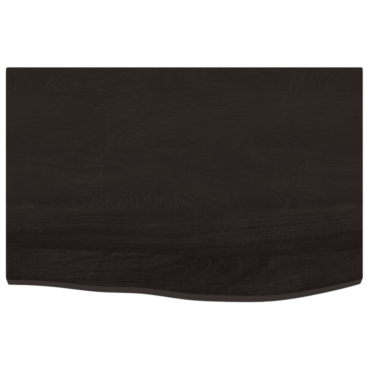 vidaXL Πάγκος Μπάνιου Σκ. Γκρι 60x40x(2-4) εκ. Επεξ. Μασίφ Ξύλο