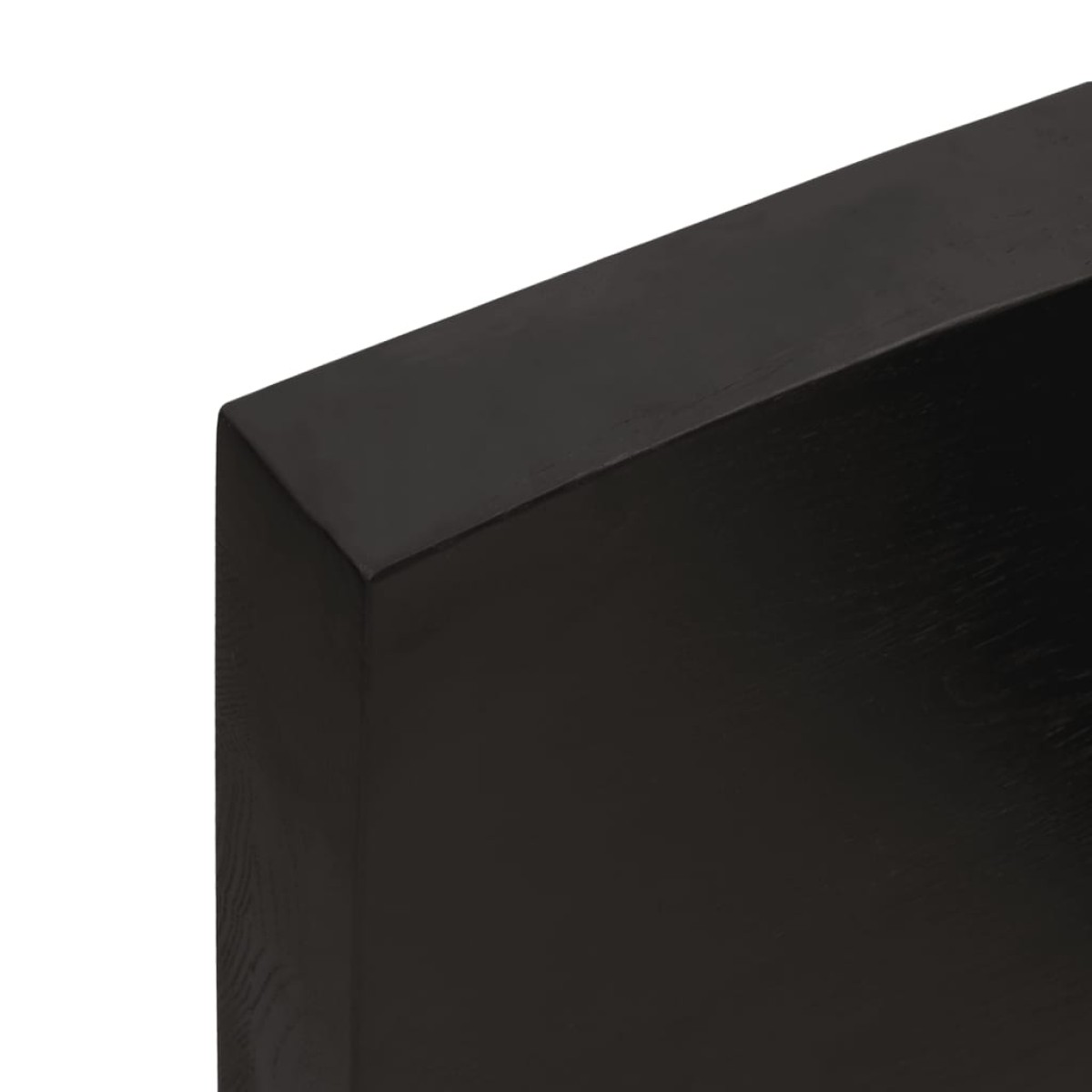 vidaXL Πάγκος Μπάνιου Σκούρο Γκρι 60x50x4 εκ. Επεξ. Μασίφ Ξύλο