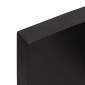 vidaXL Πάγκος Μπάνιου Σκούρο Γκρι 60x50x4 εκ. Επεξ. Μασίφ Ξύλο