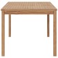 vidaXL Τραπεζαρία Κήπου 180 x 90 x 77 εκ. από Μασίφ Ξύλο Teak