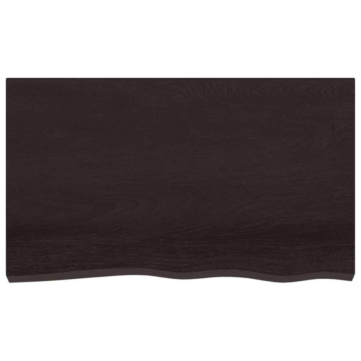 vidaXL Πάγκος Μπάνιου Σκ. Γκρι 100x60x4 εκ. Επεξ. Μασίφ Ξύλο