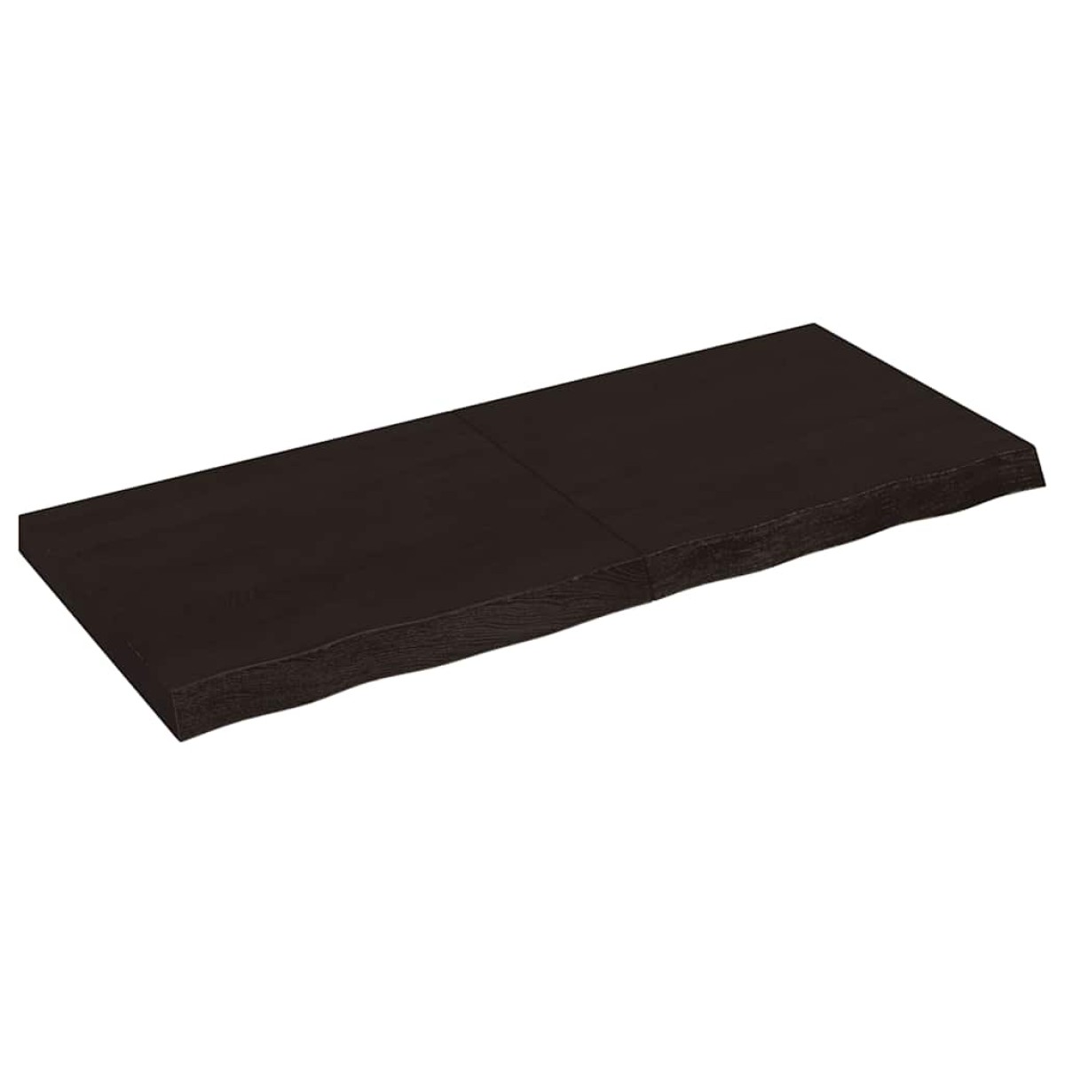 vidaXL Πάγκος Μπάνιου Σκ. Γκρι 120x50x6 εκ. Επεξ. Μασίφ Ξύλο
