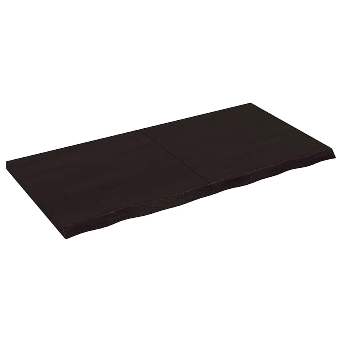 vidaXL Πάγκος Μπάνιου Σκ. Γκρι 120x60x4 εκ. Επεξ. Μασίφ Ξύλο