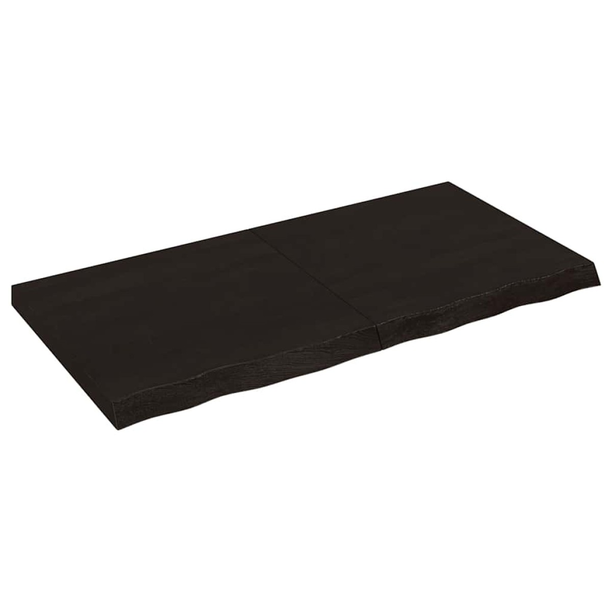 vidaXL Πάγκος Μπάνιου Σκ. Γκρι 120x60x6 εκ. Επεξ. Μασίφ Ξύλο