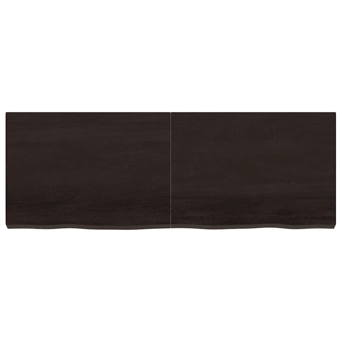 vidaXL Πάγκος Μπάνιου Σκούρο Γκρι 140x50x6 εκ. Επεξεργ. Μασίφ Ξύλο