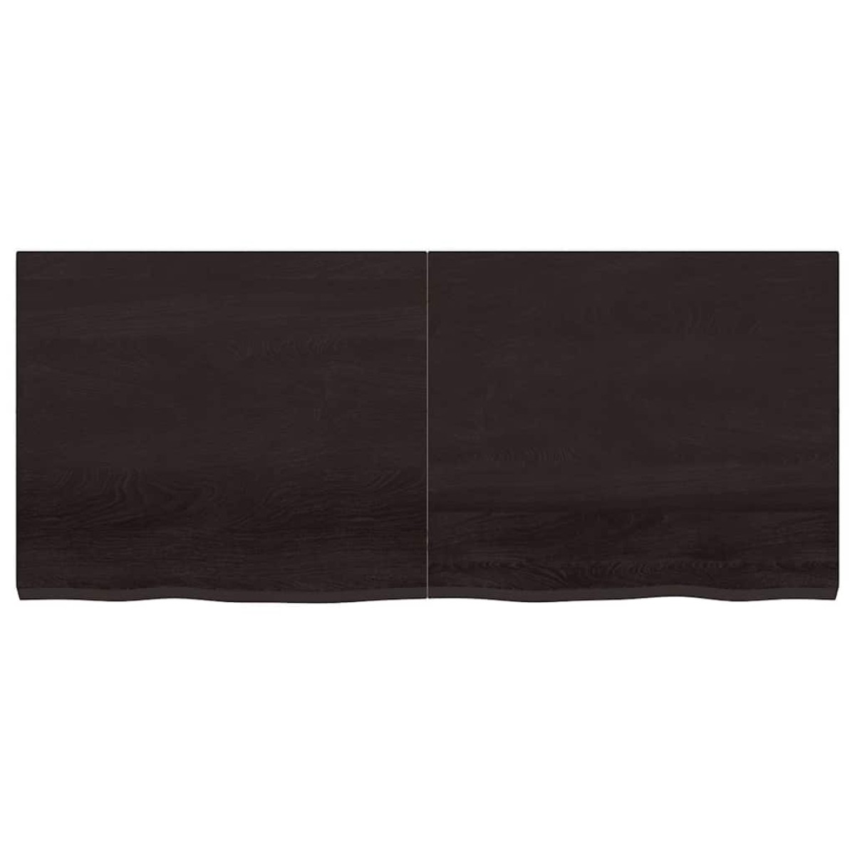 vidaXL Πάγκος Μπάνιου Σκούρο Γκρι 140x60x4 εκ. Επεξεργ. Μασίφ Ξύλο