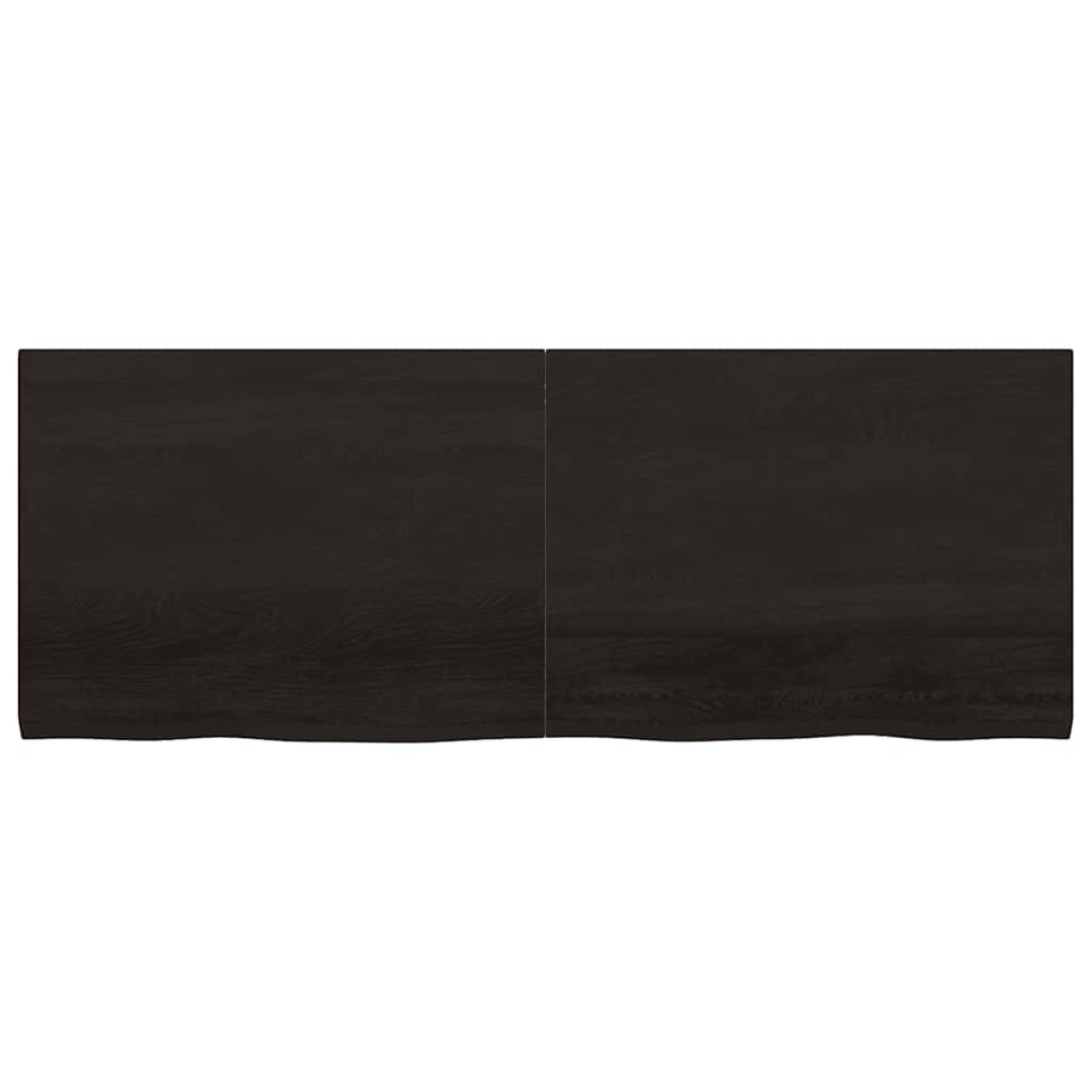 vidaXL Πάγκος Μπάνιου Σκούρο Γκρι 160x60x4 εκ. Επεξεργ. Μασίφ Ξύλο