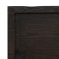 vidaXL Πάγκος Μπάνιου Σκούρο Γκρι 80x60x4 εκ. Επεξεργ. Μασίφ Ξύλο