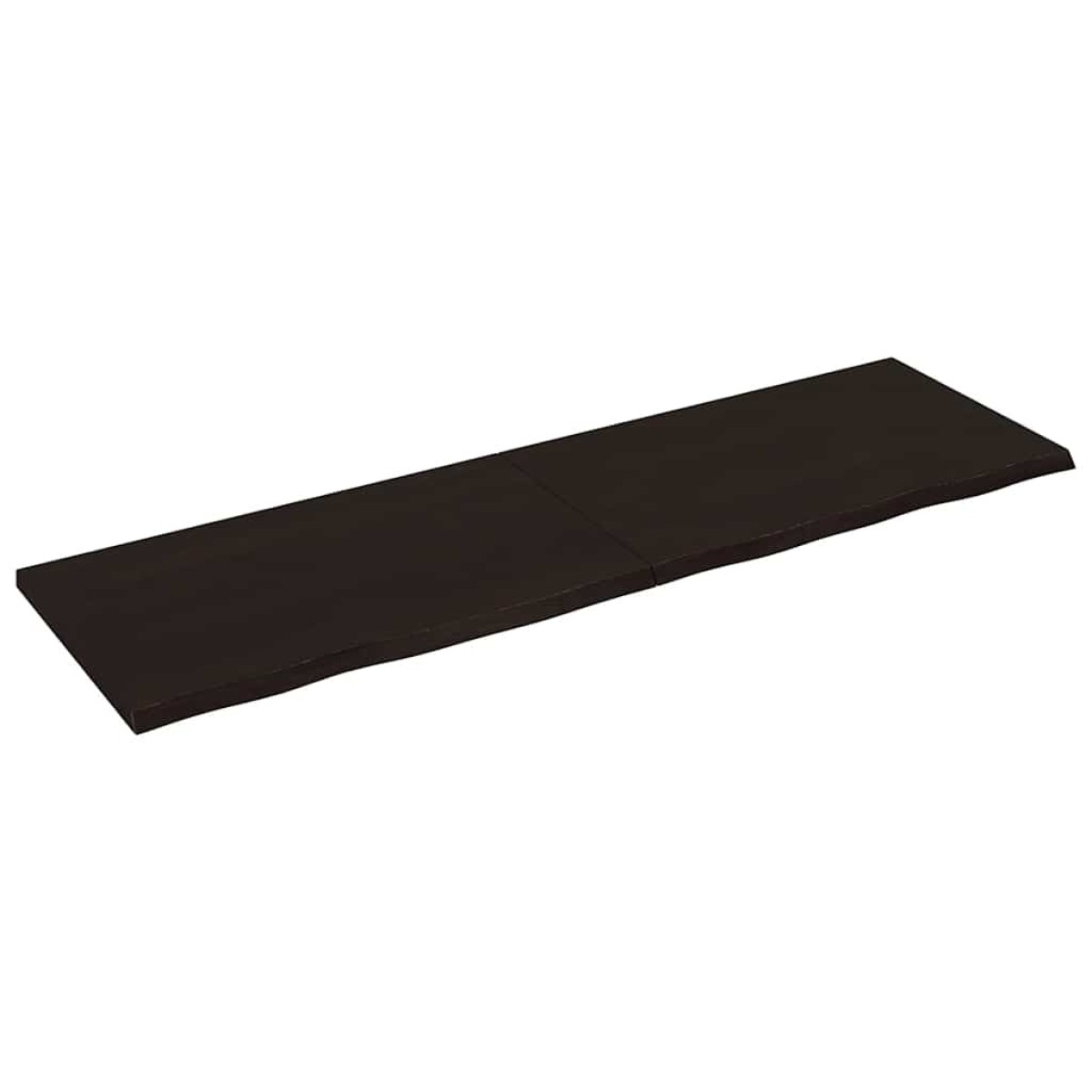 vidaXL Πάγκος Μπάνιου Σκούρο Γκρι 200x60x4 εκ. Επεξεργ. Μασίφ Ξύλο