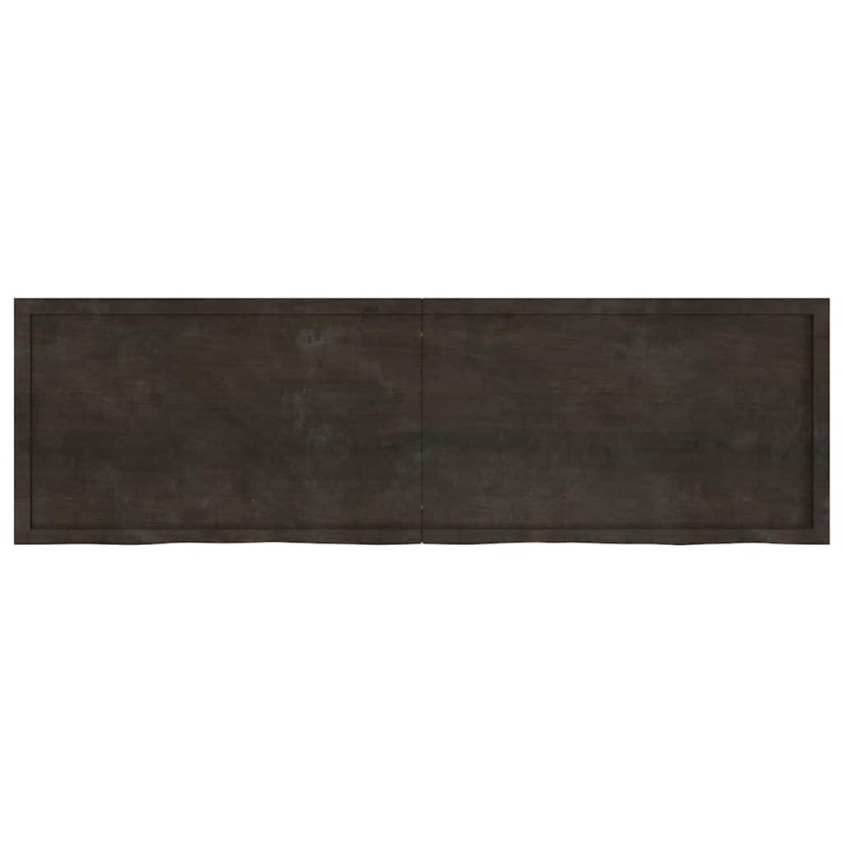 vidaXL Πάγκος Μπάνιου Σκούρο Γκρι 200x60x4 εκ. Επεξεργ. Μασίφ Ξύλο