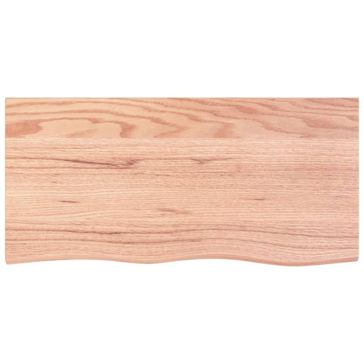 vidaXL Επιφάνεια Τραπεζιού Αν. Καφέ 100x50x4 εκ Επεξ. Μασίφ Ξύλο Δρυός