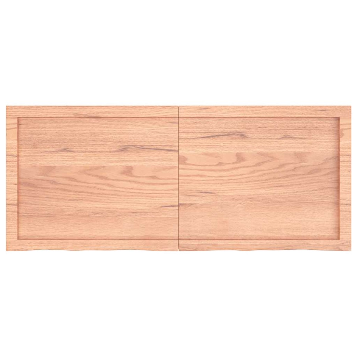 vidaXL Επιφάνεια Τραπεζιού Αν. Καφέ 120x50x6 εκ Επεξ. Μασίφ Ξύλο Δρυός