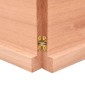 vidaXL Επιφάνεια Τραπεζιού Αν. Καφέ 140x50x4 εκ Επεξ. Μασίφ Ξύλο Δρυός
