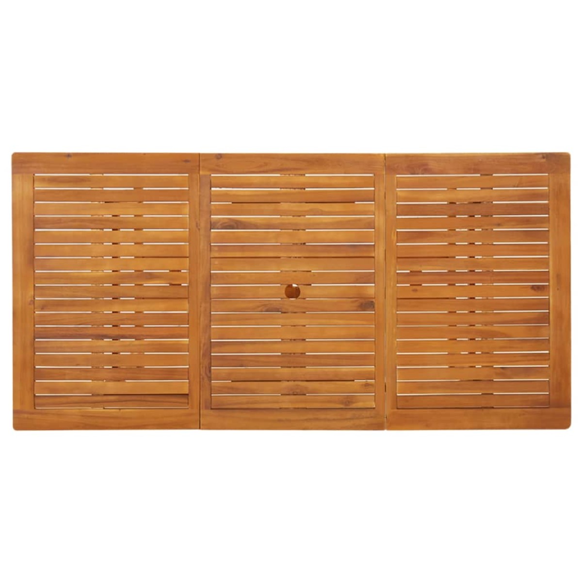 vidaXL Τραπεζαρία Κήπου 180 x 90 x 75 εκ. από Μασίφ Ξύλο Ακακίας