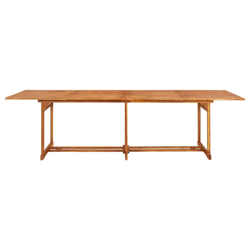 vidaXL Τραπεζαρία Κήπου 280 x 90 x 75 εκ. από Μασίφ Ξύλο Ακακίας