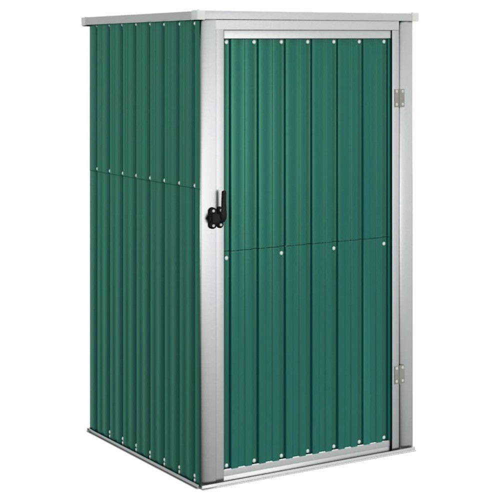 vidaXL Αποθήκη Εργαλείων Κήπου Πράσινη 88x89x161 εκ. Γαλβαν. Ατσάλι