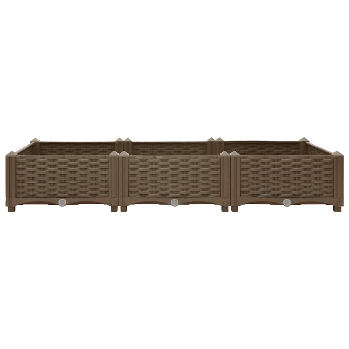 vidaXL Ζαρντινιέρα 120 x 40 x 23 εκ. από Πολυπροπυλένιο