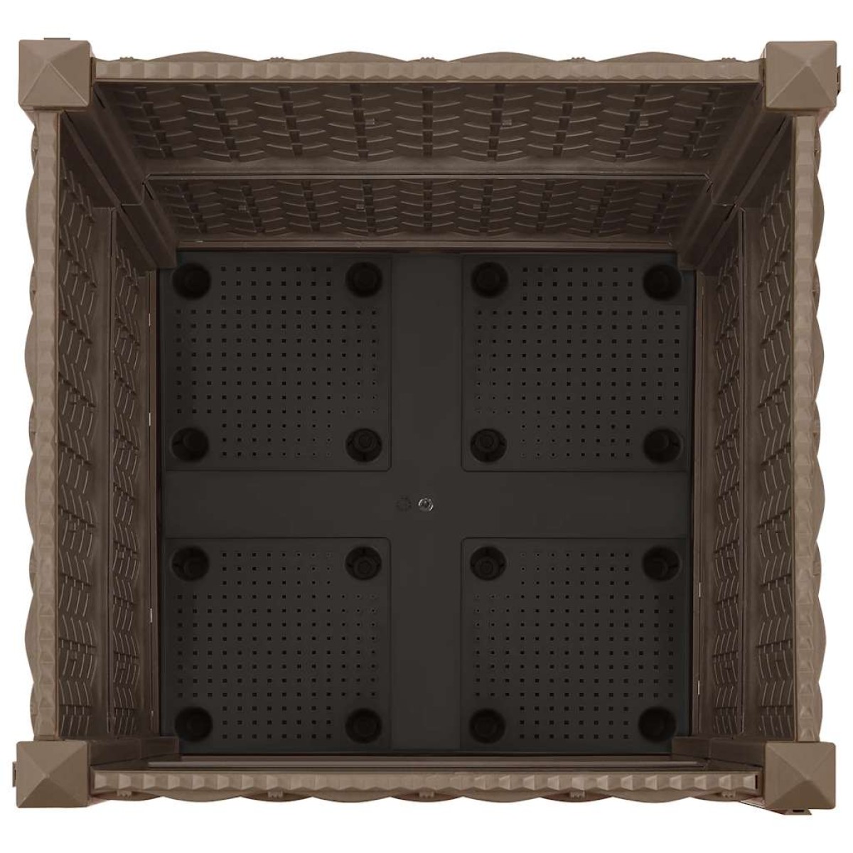 vidaXL Ζαρντινιέρα 40 x 40 x 38 εκ. από Πολυπροπυλένιο