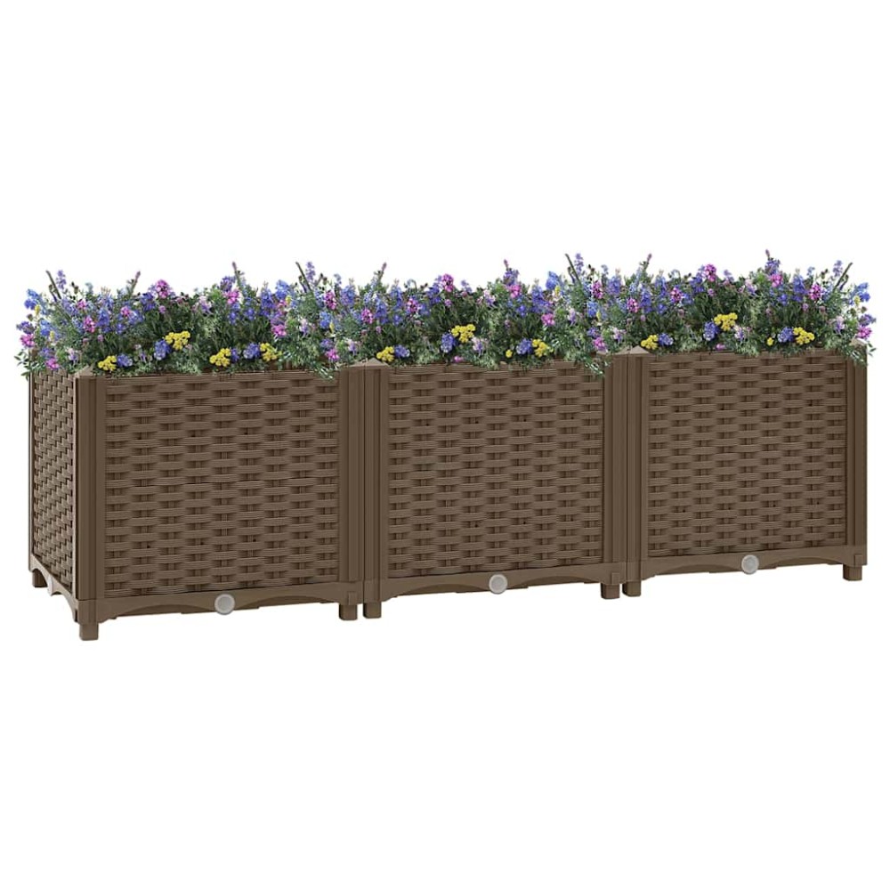 vidaXL Υπερυψωμένο Κρεβάτι 120x40x38 εκ. από Πολυπροπυλένιο