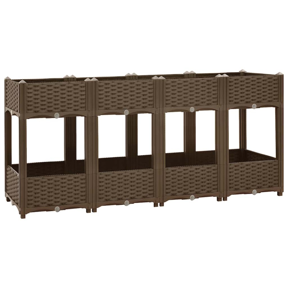 vidaXL Ζαρντινιέρα 160 x 40 x 71 εκ. από Πολυπροπυλένιο