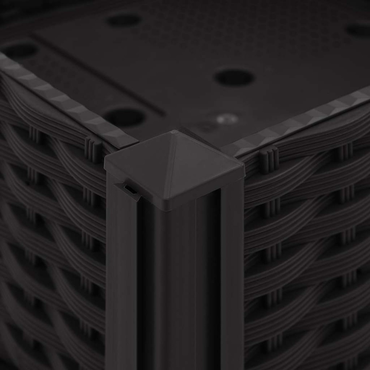 vidaXL Ζαρντινιέρα 120 x 40 x 23 εκ. από Πολυπροπυλένιο
