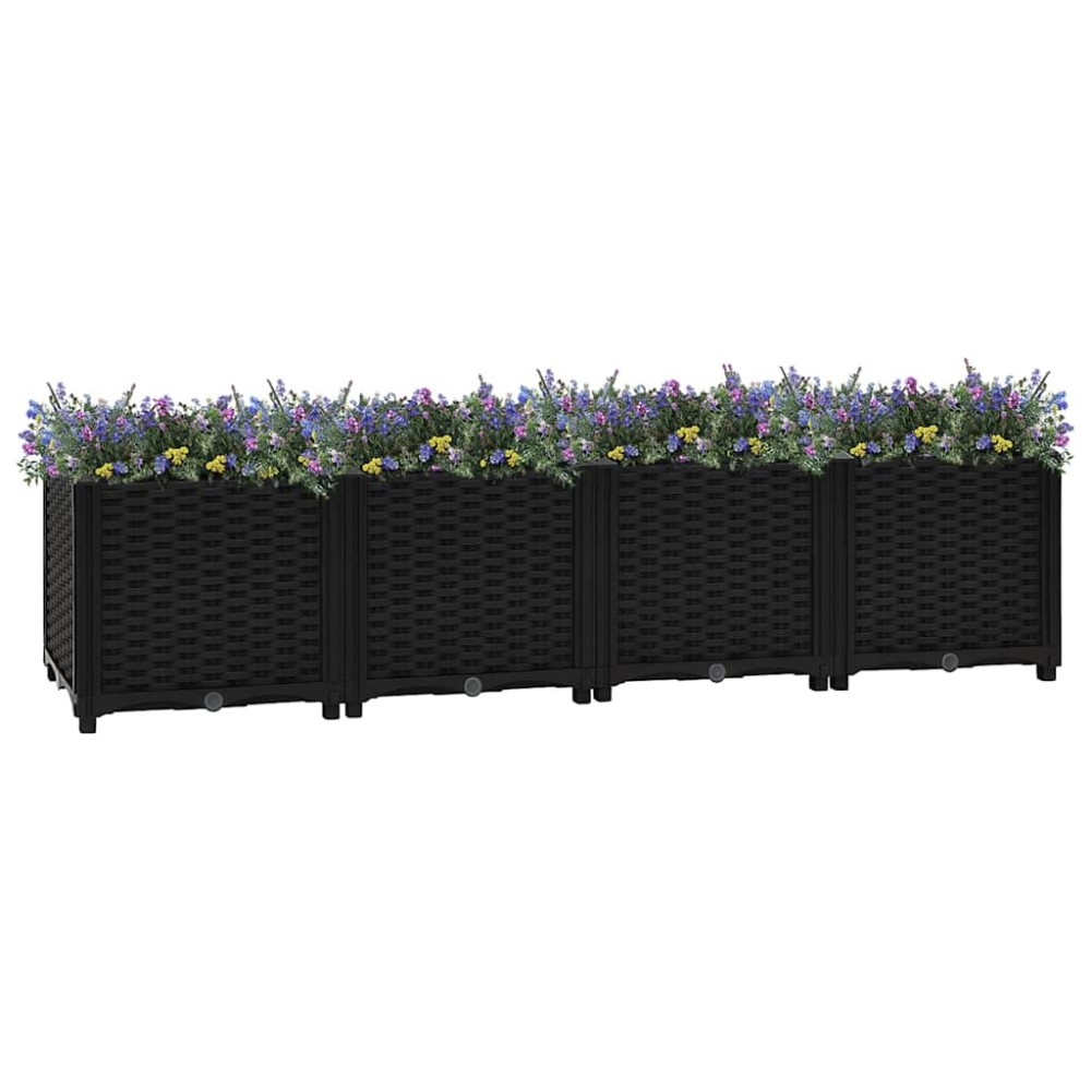vidaXL Ζαρντινιέρα 160 x 40 x 38 εκ. από Πολυπροπυλένιο