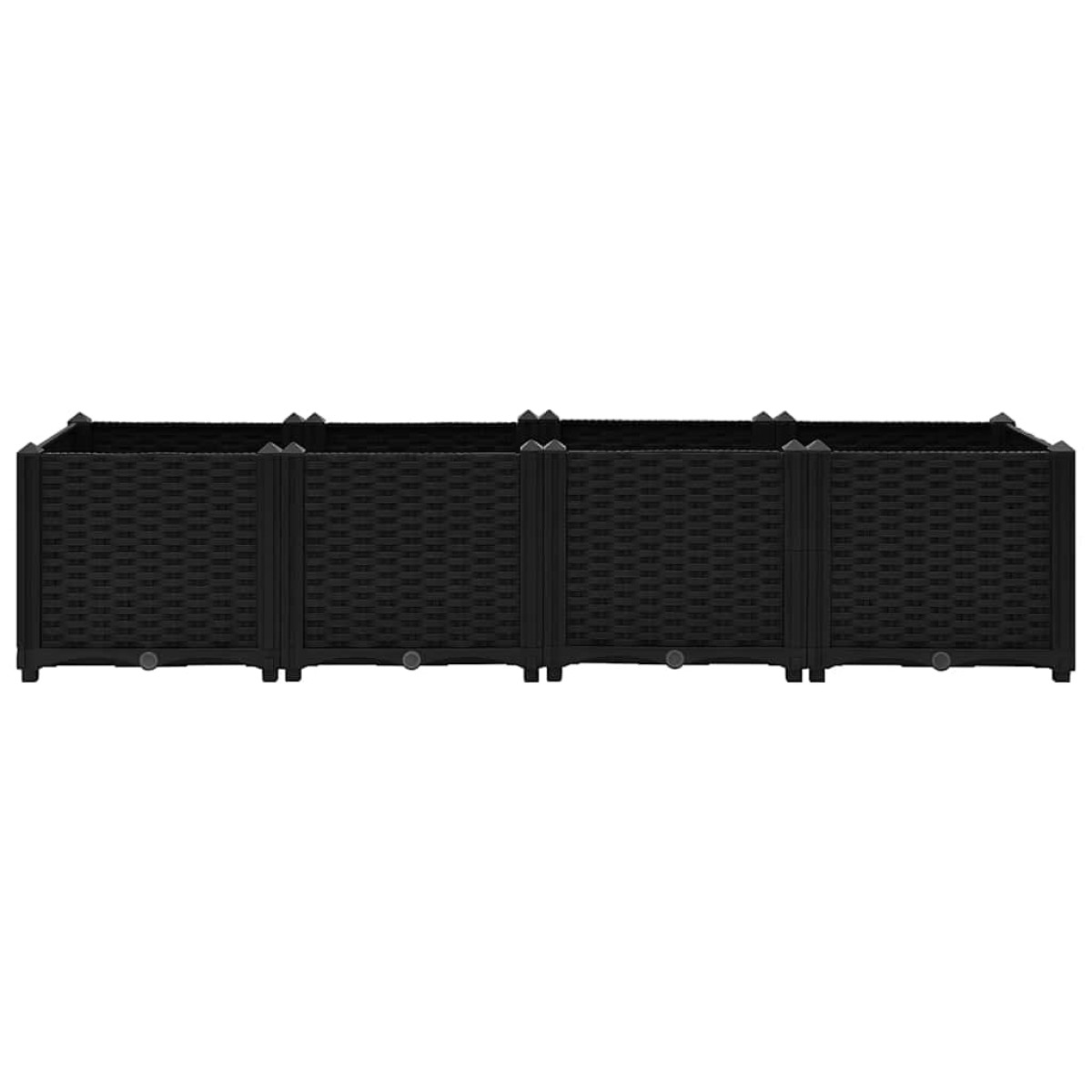 vidaXL Ζαρντινιέρα 160 x 40 x 38 εκ. από Πολυπροπυλένιο