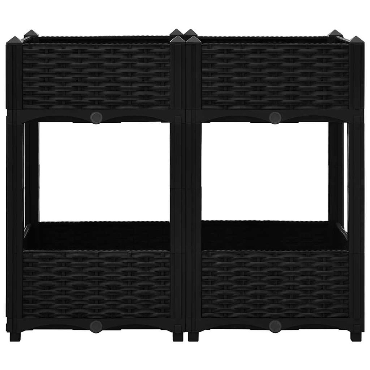 vidaXL Ζαρντινιέρα 80 x 40 x 71 εκ. από Πολυπροπυλένιο