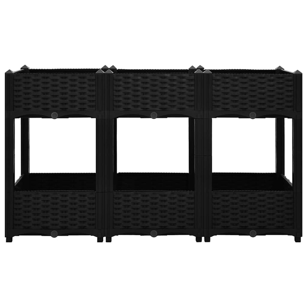 vidaXL Ζαρντινιέρα 120 x 40 x 71 εκ. από Πολυπροπυλένιο