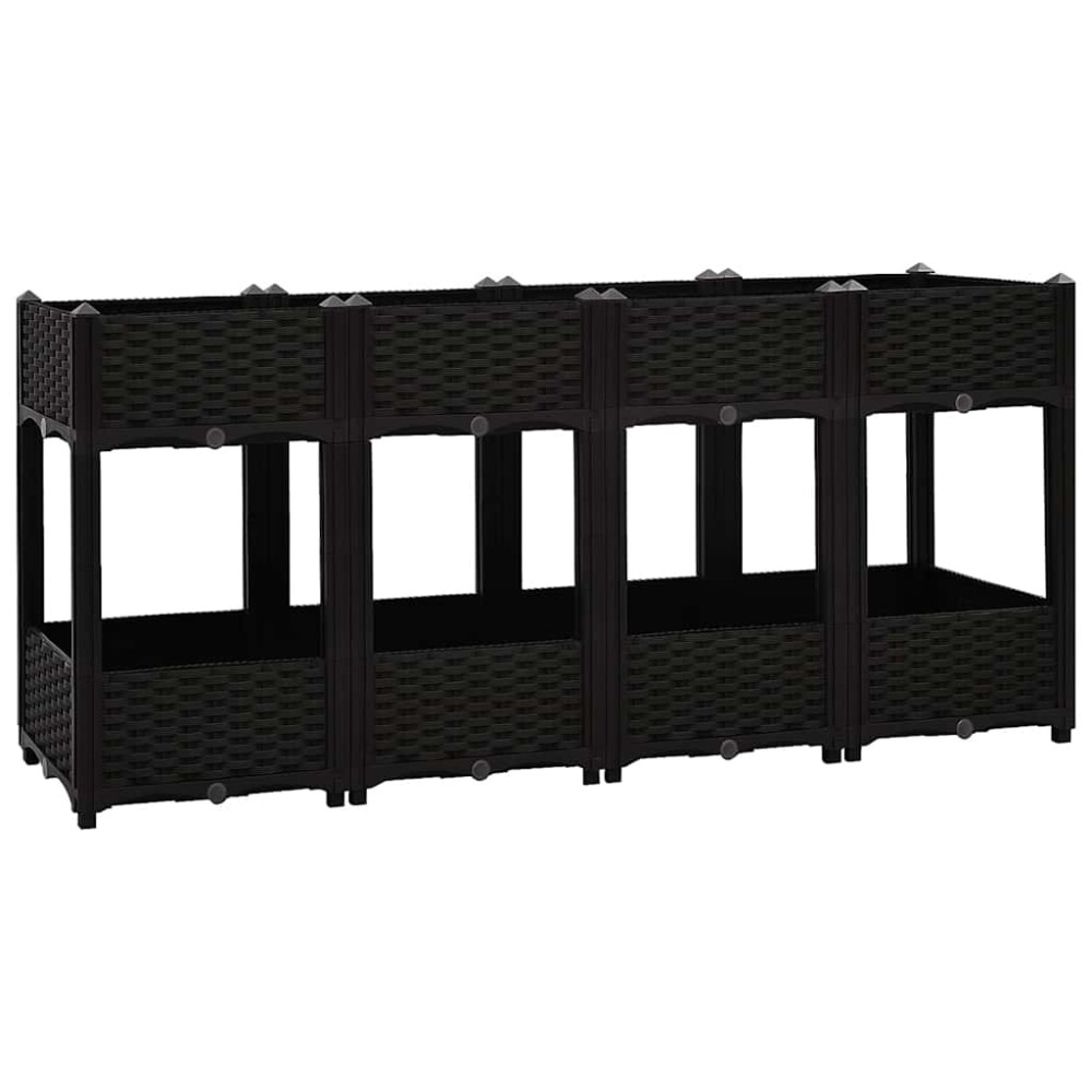 vidaXL Ζαρντινιέρα 160 x 40 x 71 εκ. από Πολυπροπυλένιο