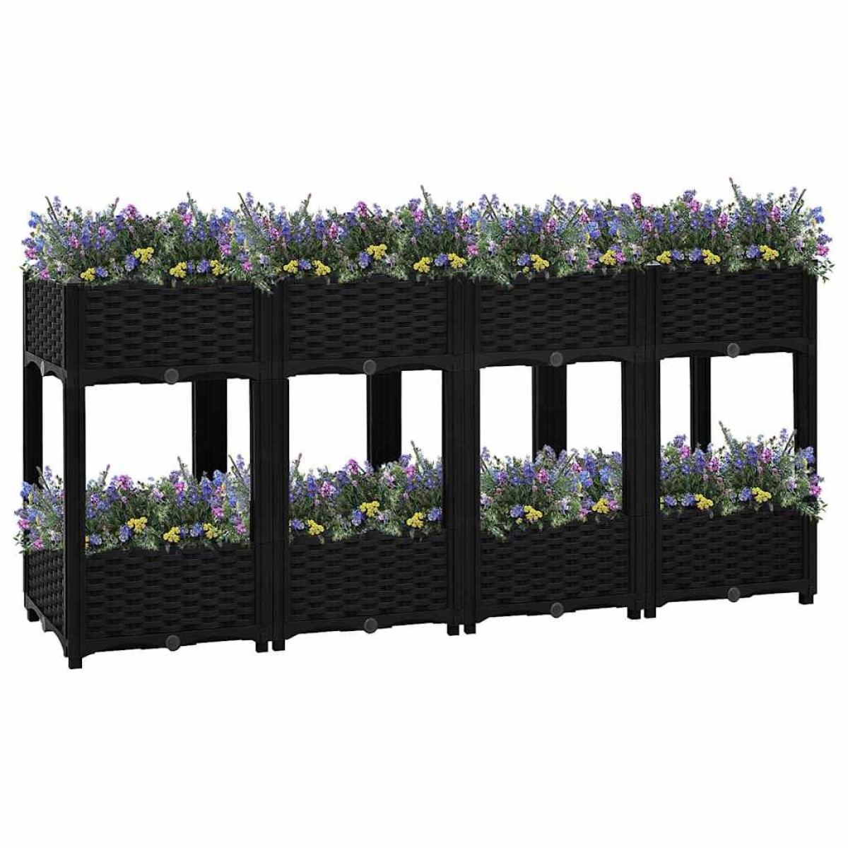 vidaXL Ζαρντινιέρα 160 x 40 x 71 εκ. από Πολυπροπυλένιο