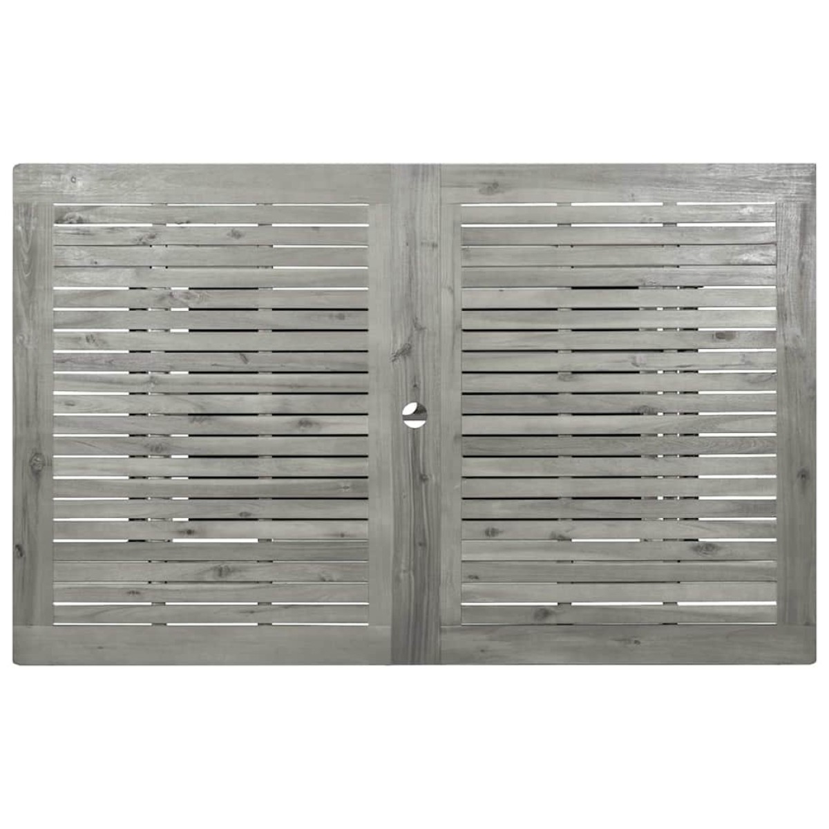 vidaXL Τραπεζαρία Κήπου (160-240) x 100 x 75 εκ από Μασίφ Ξύλο Ακακίας