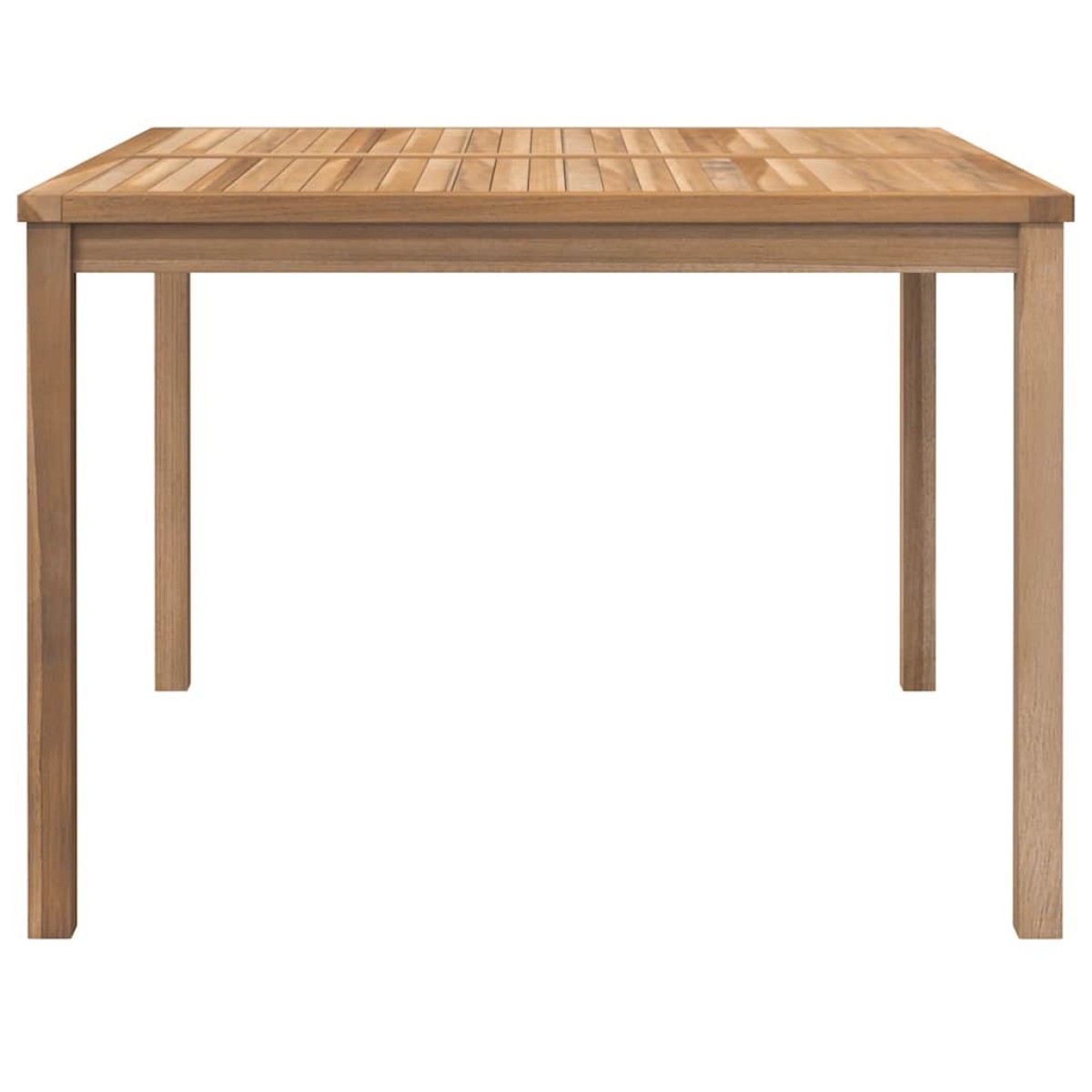 vidaXL Τραπεζαρία Κήπου 110 x 110 x 77 εκ. από Μασίφ Ξύλο Teak