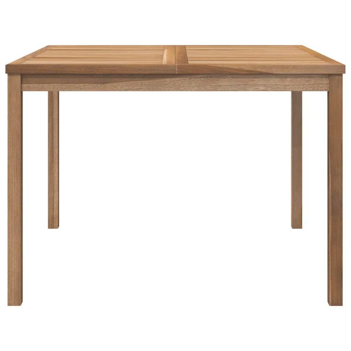 vidaXL Τραπεζαρία Κήπου 110 x 110 x 77 εκ. από Μασίφ Ξύλο Teak