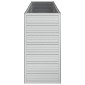 vidaXL Ζαρντινιέρα Υπερυψωμένη Ασημί 160x40x77 εκ. Γαλβανισμ. Χάλυβας