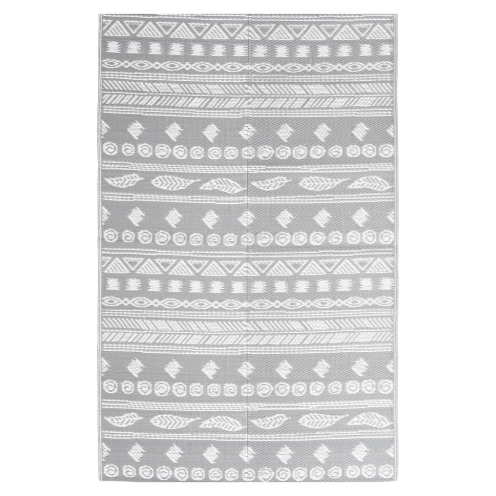 vidaXL Χαλί εξωτερικού χώρου ARAKIL Γκρι 160x230 cm PP