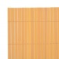 vidaXL Περίφραξη Κήπου Διπλής Όψης Κίτρινη 110 x 500 εκ.