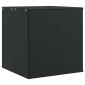 vidaXL Κουτί Μαξιλαριού Κήπου Μαύρο 100x97,5x104 εκ. Ρατάν Πολυαιθ.