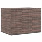 vidaXL Κουτί Μαξιλαριού Κήπου Καφέ 145x100x103 εκ. Ρατάν Πολυαιθ.