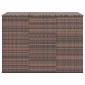 vidaXL Κουτί Μαξιλαριού Κήπου Καφέ 145x100x103 εκ. Ρατάν Πολυαιθ.