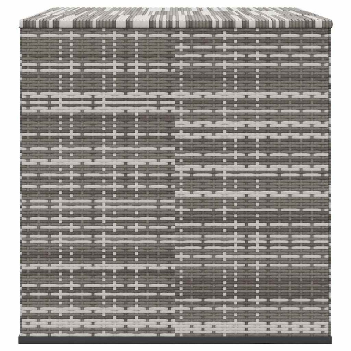 vidaXL Κουτί Μαξιλαριού Κήπου Γκρι 145x100x103 εκ. Ρατάν Πολυαιθ.
