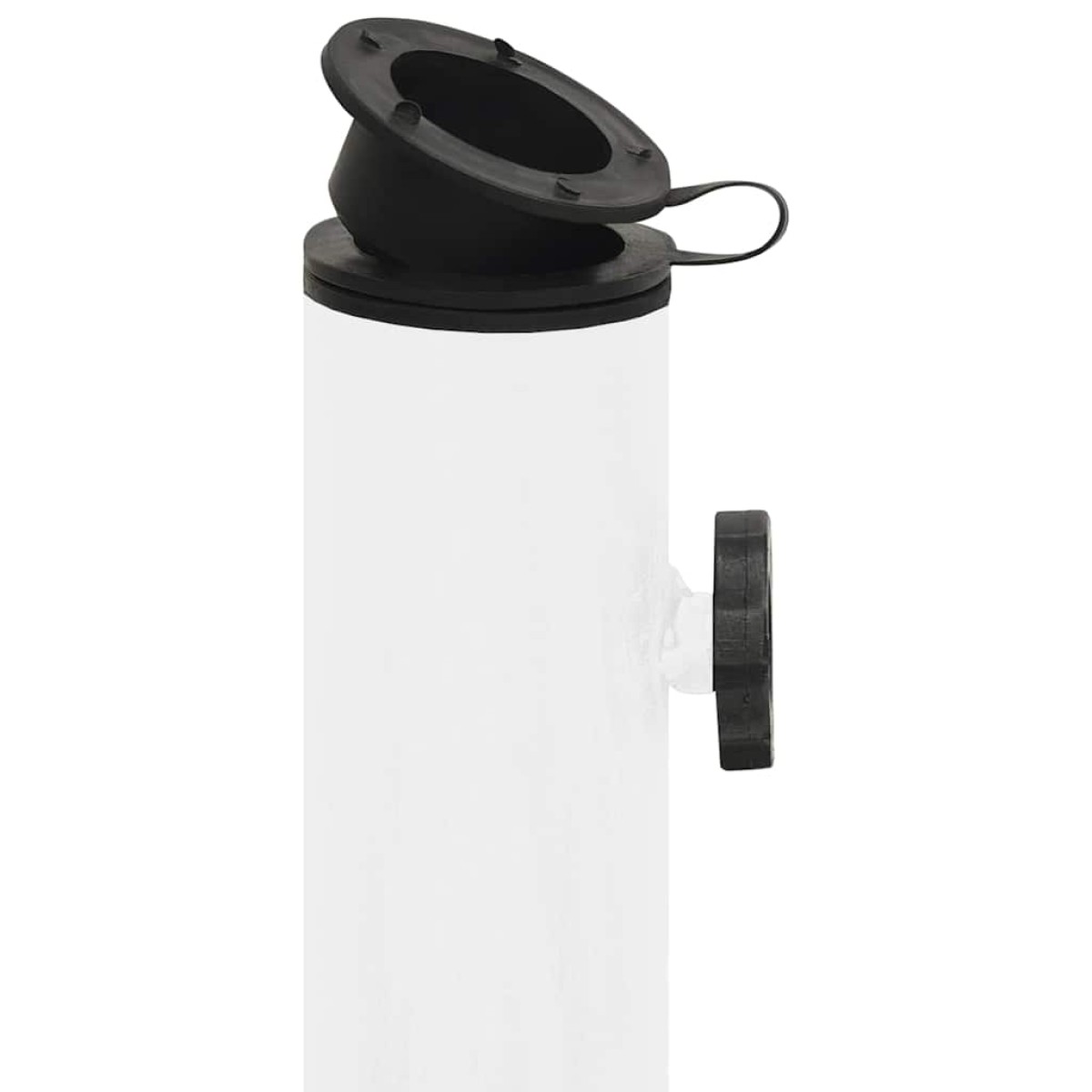 vidaXL Βάση Ομπρέλας Λευκή 40 x 40 x 32 εκ. από Χυτοσίδηρο