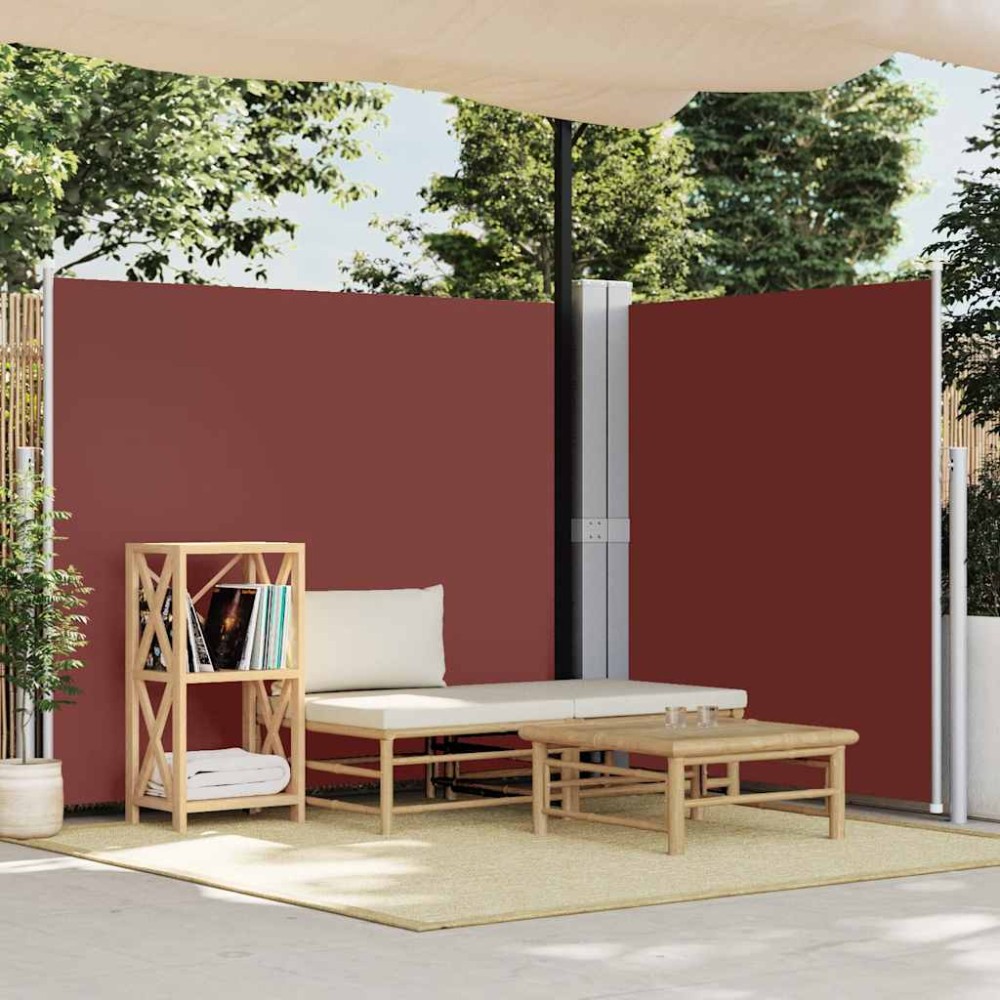 vidaXL Σκίαστρο Πλαϊνό Συρόμενο Καφέ 180 x 600 εκ.
